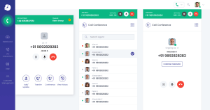 Call Center - Desktop - Live Call Conference
