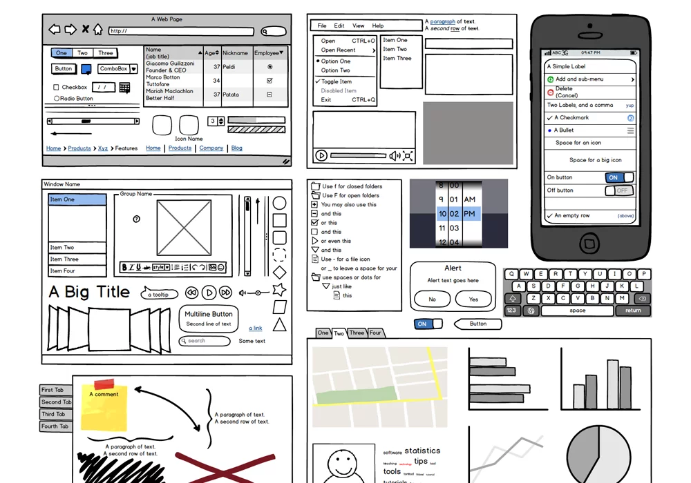 Balsamiq Wireframe design tool