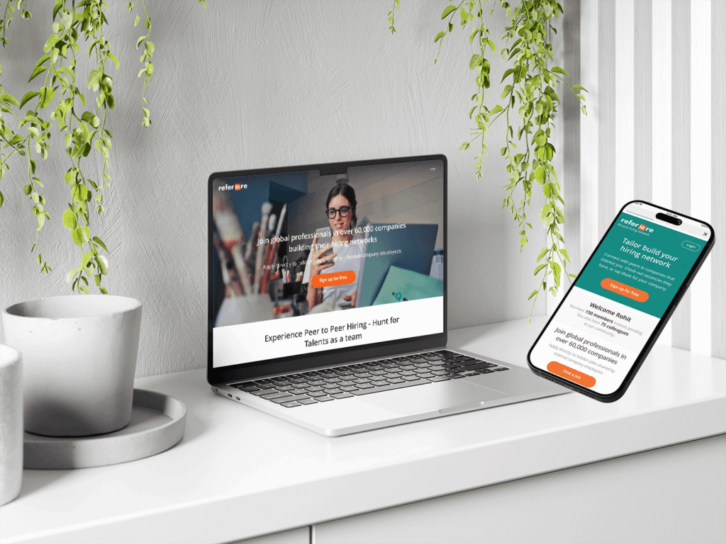 Refer Hire 31 Refer Hire UX UI design case study