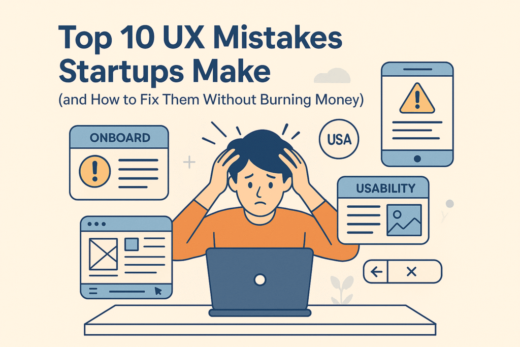 Top 10 UX Mistakes Startups Make, and How to Fix Them Without Blowing Your Budget 1 top 10 ux mistakes startups make