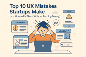 top 10 ux mistakes startups make